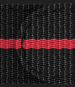 Black & Red Webbing Strap