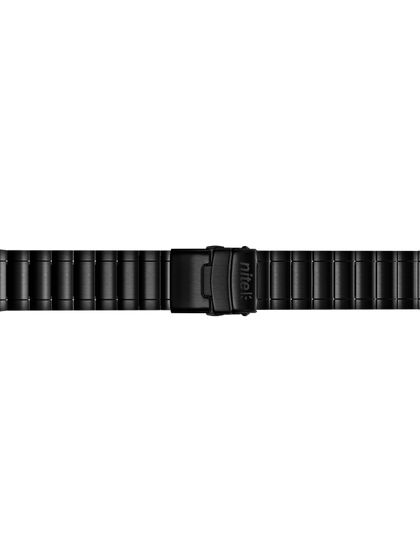 MX10 BLACK STEEL BRACELET - OLD LOGO